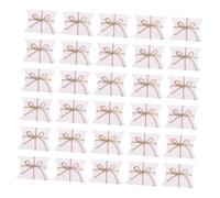 Homoyoyo 100pcs Pillow Candy Box Pillows Empty Chocolate Boxes White Paper
