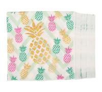 Homoyoyo 100pcs Pineapple Paper Dinner Napkins with Vibrant Hawaiian Themed Fruit Print, Gentle the Touch and Stable Absorbency, for Tropical Luau Poolside Party Decorations