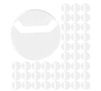 Homoyoyo 100pcs round Badge Protective Case Cover for Button Badge Anime Pins for Collecting and Displaying