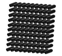 Homoyoyo 100pcs Rubber Headband Ends Safe Hair Clasp Caps DIY Accessories for Small Hair Hoops Protective Replacement Parts