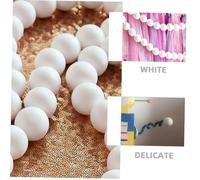 Homoyoyo 100pcs Solid Smooth Foam Balls for DIY Crafts Kindergarten Art Projects Party Decorations Creative Crafting Ornaments for Motor Skill Development