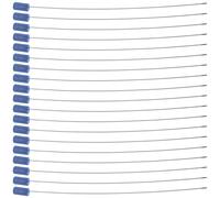 Homoyoyo 100pcs Steel Security Cable Seals Numbered Tags Tamper Proof Pull Tight Wire Seals with Stainless Steel Material and Versatile Cable Compatibility for Rapid Deployments