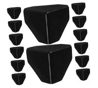 Homoyoyo 100pcs Triple Sided Plastic Corner Protectors Shipping Box Edge Guards for Cartons Collision Packaging for Fragile Goods