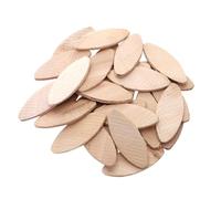 Homoyoyo 100pcs Wood Joining Biscuits for Tenon Machine Easy-install Woodworking Biscuit Joiner Plates Positioning Strong Joint Construction for Furniture Framing