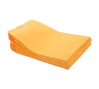 Homoyoyo 100pcs Yellow Kraft Paper Clasp Envelopes Manila Document Storage with Efficient Clasp Closure for Mailing Bank Cash Jewelry Office and Home Use