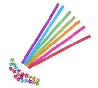 Homoyoyo 1040pcs Star Origami Paper Strips Bulk Star Paper Origami Strips for Adults Beginners with Shiny Glitter Finish Vibrant Glittery Design Easy Folding Portable Christmas Wedding