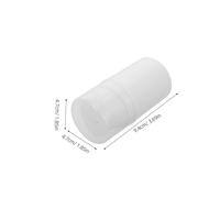 Homoyoyo 10pcs Airless Pump Bottles Refillable Travel Lotion Dispensers with Vacuum System for Face Wash Cream Moisturizer Sustainable Cosmetic Containers