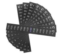 Homoyoyo 10pcs Aquarium Strip Thermometer Adhesive Lcd Temperature Stickers 50-97°f Liquid Crystal Color Change Thermosensitive Indicator for Fish Tank and Home Brewing Monitoring