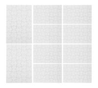 Homoyoyo 10pcs Blank Wood Puzzle Sublimation Transfer Craft 10x15cm Heat Transfer Thermal Jigsaw for DIY Cognitive Plaything