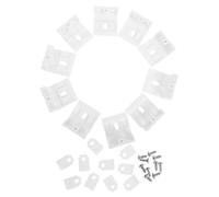 Homoyoyo 10pcs Blind Mounting Bracket Clips Fit Valance Support for Horizontal Window Blinds Home Office Secure Installation