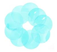 Homoyoyo 10pcs Blue Iridescent Film Sun Diffuser Lighting Correction Gel Sheets for LED Light Filters Photography Flash Ambient Lighting Bedroom