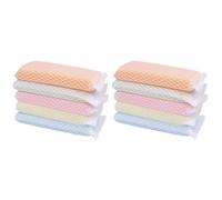 Homoyoyo 10pcs Cleaning Sponge Scouring Pads with Powerful Scrubbing Surface Soft Sponge Material for Sinks and Other Surfaces Within The Home Kitchen Dishcloths Random Color