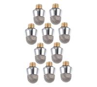 Homoyoyo 10PCS Conductive Replacement Stylus Tips with Outer Thread Fiber and Metal Capacitive Pen Nibs for Precise Control Touch Screens Easy to Replace for Long-term Use