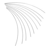 Homoyoyo 10pcs Copper Guitar Fret Wire 2.9mm White Copper Fretboard Replacement Strings for Folk and Classical Guitar Luthier Supplies 200mm Length