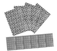 Homoyoyo 10Pcs Cow Print Wrapping Paper Decorative for DIY Projects Flower Bouquets and Packaging Durable Fade Resistant Design