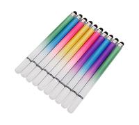 Homoyoyo 10pcs Dual-ended Stylus Pens for Touch Screens and Tablets Universal Capacitive Screen Writing Pens Macaron Gradient Colors Pink Blue Purple Green Yellow for Artists and Students