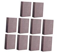 Homoyoyo 10Pcs Extra Thick Emery Sponges Powerful Kitchen Sanding Sponges for Pot Pan Rust Removal and Heavy-Duty Cleaning Non-deforming Scrubbers