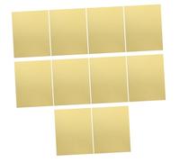 Homoyoyo 10Pcs Gold Cardstock Paper Metallic Single-Sided Shiny Printer Paper for DIY Crafts Greeting Cards Invitations Scrapbooking with Foil Effect