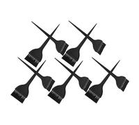 Homoyoyo 10pcs Hair Dye Brush with Comb Lightweight Plastic Applicator for Precise Tinting Even Coverage Sectioning Easy Cleaning Salon Home Use