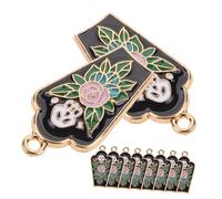 Homoyoyo 10Pcs Halloween Tombstone Charms Alloy Pendants DIY Jewelry Accessories Lightweight Durable for Earrings Necklace Halloween Themed Craft Making