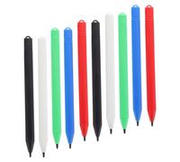 Homoyoyo 10pcs Lcd Drawing Tablet Stylus Pens Set, Multi- Board Writing Pad Stylus for Boys and Girls and Adults, Compatible Lcd Writing Board, Black Red Blue Green White
