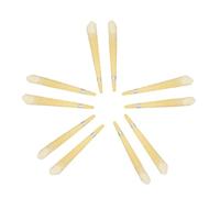 Homoyoyo 10Pcs Light Yellow Trumpet Shaped Ear Aromatherapy Candles for Wax Removal Natural Beeswax Wax Remover Sticks to Reduce Tinnitus Itching Relief and Sleep Safe Aromatherapy