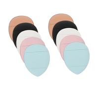Homoyoyo 10pcs Makeup Sponge Puff for Foundation and Loose Cosmetic Applicators in Vibrant Colors Compact Portable Design for Precise Concealing and Setting Go Touch-ups