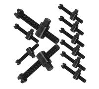 Homoyoyo 10Pcs Metal Chainsaw Chain Adjuster Screws Tensioners for Precise Guide Bar Positioning Compatible with Various Models for Lawn Mower and Chainsaw Maintenance