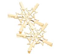 Homoyoyo 10pcs Metal Star Hair Clips Cute Hair Accessories for Women and Firm Grip Hairpins for Bangs and Messy Styles Elegant Gold Color