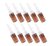 Homoyoyo 10pcs Nasal Spray Bottles Refillable Atomiser with Fine Mist Direct Spray Options Lightweight Plastic Transparent Design for Easy Monitoring for Travel and Easy Maintenance