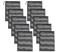 Homoyoyo 10pcs Net Laundry Bags Mesh Bag Drawstring Multi-functional Breathable Polyester for Home Storage and Sports