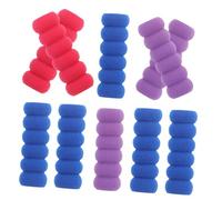 Homoyoyo 10pcs Non Slip Pen Sleeves Soft Foam Writing Aid Grip Covers for Diamond Drill Pens Assorted Colors Ergonomic Sweat Absorbing Protective Sleeve