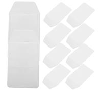 Homoyoyo 10pcs Nurse Pen Storage Pouch Insert Type Pen Bag for Doctors and Nurses White Pocket Organizer Practical Medical Supply Accessory