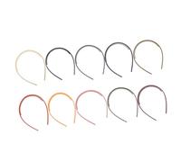 Homoyoyo 10pcs Plastic Teeth Design Headbands for Woman Elegant Girl Hairband Decorative Headwear Hair Clip Headband