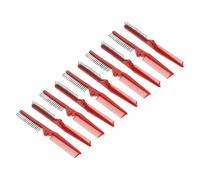 Homoyoyo 10pcs Portable Folding Combs for All Hair Types Compact Pocket Sized Plastic Styling Tools with Rounded Teeth for Gentle Detangling Travel Friendly Foldable Hairbrush for Salon and