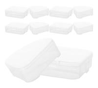 Homoyoyo 10Pcs Powder Puff Storage Case Makeup Sponge Holder for Travel Durable Cosmetic Sponge Container Suitable for Beauty Tools Jewelry for Friends Family