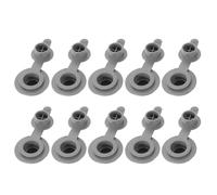 Homoyoyo 10pcs Pvc Air Valve Replacement for Inflatables Leakproof One-way Check Valve with Secure Seal Ring Installation Rapid Assembly Travel-friendly Airbed Plug for Neck Pillows
