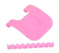 Homoyoyo 10pcs Rabbit and Hamster Cage Clips Fasteners with Enhanced Friction Slots for Stable Locking for Pet Fences and Chicken Coops