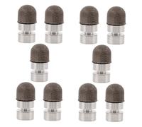 Homoyoyo 10pcs Replacement Mesh Fiber Stylus Tips for Capacitive Pens High Sensitivity Conductive Nibs Compatible with Smartphones Tablets Touch Screens Smooth Responsive Writing Drawing