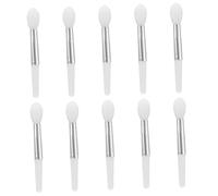 Homoyoyo 10pcs Silicone Lip Brush Set with Transparent Box Soft Reusable Lipstick Applicators for Even Lip Gloss Application Easy to Clean Beauty Tools and Care