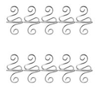 Homoyoyo 10Pcs Silver Yarn Tension Rings for Crocheting, Adjustable Crochet Finger Rings for Yarn Control, Knitting Tools for Beginners and Grandma DIY Craft Supplies