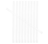 Homoyoyo 10pcs Slide Binders for Report Covers Plastic Binding Bars Spine Bars for Loose-Leaf Clips and Bookbinding Clips