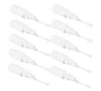 Homoyoyo 10pcs Small Refillable Nasal Spray Bottles with Long Rod Deep Penetration Swivel Mist Atomizers for Travel and Family Nasal Care