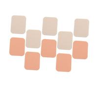 Homoyoyo 10pcs Square Makeup for Women Portable Facial Cosmetic Powder Applicators Soft Lightweight Sponges with Strong Grip Save Powder for Natural Finish White and Skin Tone