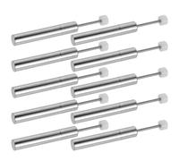 Homoyoyo 10pcs Stainless Steel Hydraulic Piston Buffer for Trash Can Lid Mini Soft Closing Mechanism with Noise Reduction Fit for Kitchen Cabinets Space-saving Damper Accessory
