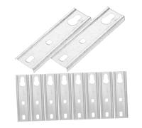 Homoyoyo 10pcs Stainless Steel Range Hood Hooks Wall Mount Hangers for Wall Hook Mounting Metal Hanging Plate for Kitchen Accessories