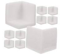 Homoyoyo 10pcs Table Corner Protectors Epe Foam Edge Guards Anti-collision Furniture and Picture Frame Packaging Safety Corners for Bulk Use