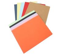 Homoyoyo 10Pcs Thickened Paper Dual Pocket Folders for Documents Filing Organizers with Compartments for School Management Portfolio Mixed Colors