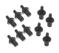 Homoyoyo 10Pcs Threaded Toilet Brush Handle Connectors Replacement Adapter for Efficient Bathroom Cleaning Easy to Install and Disassemble Compatible with Standard Brush Heads