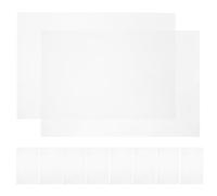 Homoyoyo 10pcs Translucent Thick Plastic Stencil Sheets A4 (21x29.7cm) for 3D Printing Pen Drawing, Reusable Craft Tracing Templates for Painting and Detailed Artwork